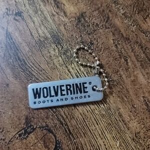 Wolverine Boots And Shoes Metal Keychain